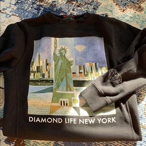 Diamond supply co. Crewneck sweater